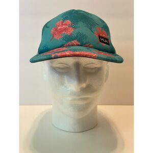 Huk Women's KC Scott Foam Flats Trucker Hat Tropical Floral
